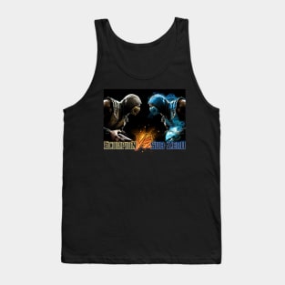 Scorpion vs Sub Zero team Mortal Kombat Pro Kompetition Tank Top